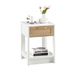 15.75" Rattan End Table With Drawer, Modern Nightstand, Side Table For Living Room, Bedroom_maomaolike.com