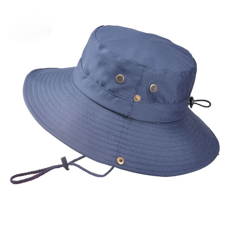 Hot Sale Xioguan 100% Polyester 9043 Outdoor Large Eave Breathable for MEN'S Sun Shading Fisherman Hat_maomaolike.com
