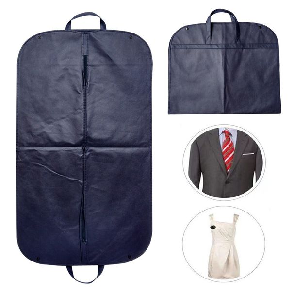 Ready Stock Hanging Garment Storage Bag With Hook, Dustproof Suit Coat Wedding Dress Cover, Wardrobe Clothes Organizer Bag For Home Closet
_maomaolike.com