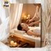 Spa Massage Painting Poster, Warm-toned Tranquil Spa Scene Poster, Offers Soothing Ambiance, Suitable For Spa Salon, Wellness Center And Relaxation_maomaolike.com