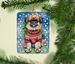 Pekingese Christmas Porcelain Ornament Christmas Tree Hanging Decorations For Home Christmas Holiday, Rectangle, Gift, Multicolor_maomaolike.com