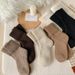 Unisex Wool Socks Women's Mid-tube Socks With Thick Loops And Fluffy Snow Socks Warm Cashmere Socks_maomaolike.com
