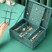 New Velvet Retro Korean Style Storage Multi-Layer Large Capacity Jewelry Box_maomaolike.com