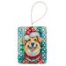 Finnish Lapphund Christmas Porcelain Ornament Christmas Tree Hanging Decorations For Home Christmas Holiday, Rectangle, Gift, Multicolor_maomaolike.com