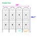 4 Pack Metal Garden Trellis 86.7" X 19.7" Rustproof Trellis For Climbing Plants Outdoor Flower Support_maomaolike.com