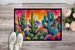 Cactus In Color Doormat Front Door Mat Indoor Outdoor Rugs For Entryway, Non Slip Washable Low Pile, 24H X 36W_maomaolike.com