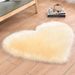 Heart Rug, Gift For Mother's Day, Heart Shaped Rug, Fluffy Rugs, Shag Mats For Bedroom Living Room, Love Coquette Room Decor_maomaolike.com