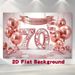 Rose Golden 70th Birthday Party Backdrop - 2D Flat Polyester Banner With Pink Golden Balloons, Photo Booth Props, Party Decor_maomaolike.com