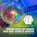 Mirror Disco Ball 12 Inch Silver Party Disco Ball With Hanging Ring_maomaolike.com