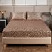 Satin Printed Silk Bed Sheet And Pillowcase Three Piece Set Gold Leopard Silver Leopard Pink Leopard Bed Cover And Pillowcase_maomaolike.com