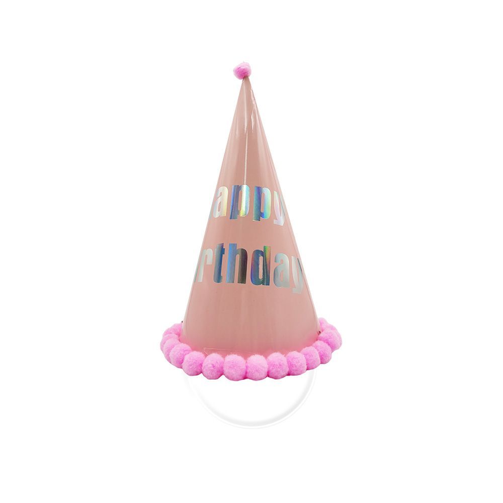 12 Pieces Rainbow Birthday Party Hats 34cm*19cm_maomaolike.com