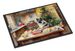 Keeshond Christmas Cookies Doormat Front Door Mat Indoor Outdoor Rugs For Entryway, Non Slip Washable Low Pile, 24H X 36W_maomaolike.com