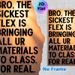 Humorous Classroom Slogan Painting Poster, Warm-toned Bold Lettering Poster, Playful Reminder To Bring Class Materials, Ideal For Classroom And Study_maomaolike.com