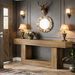 Wooden Console Table, Farmhouse 2-Tier Sofa Table Entryway Table_maomaolike.com