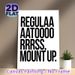 Playful Typography Themed Painting Poster, Minimalist Black Bold Text Poster, Unique Repeated-letter Design Ideal For Home And Office Wall Decor_maomaolike.com