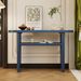 Elegant Minimalist Console Table With Rounded Edges And Sturdy Shelf Design For Entryway,Living Room_maomaolike.com
