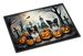Papillon Spooky Halloween Doormat Front Door Mat Indoor Outdoor Rugs For Entryway, Non Slip Washable Low Pile, 24H X 36W_maomaolike.com