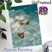 Pool Bikini Painting Poster, Soft-hued Underwater Pool Scene Poster, Calming Summer-style Decor Suitable For Bedroom, Living Room And Coastal-themed_maomaolike.com