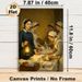 Vintage Nursing Scene Painting Poster, Warm-toned Realistic Historical Poster, Graceful Depiction Of Nurses Arranging Medical Supplies Suitable For_maomaolike.com