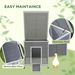 Wooden Duck Coop With Openable Roof, Removable Floor, Double Doors, Ramp, For 2-4 Ducks, Chickens, 25" X 32" X 30"_maomaolike.com
