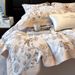 Wholesale Pastoral Style Pure Four-Piece For Naked Sleep, Satin Wedding Celebration, Digital Print, 100% Cotton, Long-Staple Cotto_maomaolike.com