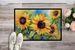 Sunflowers In Watercolor Doormat Front Door Mat Indoor Outdoor Rugs For Entryway, Non Slip Washable Low Pile, 24H X 36W_maomaolike.com