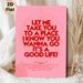 "Good Life" Disco Lyric Painting Poster, Vibrant Pink Typographic Disco Ball Poster, Retro House Techno Themed Decor Suitable For Home Studio, Living_maomaolike.com