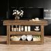 Kitchen Island, Farmhouse 3-Tier Island Table With Large Countertop (OLD SKU:S05790291)_maomaolike.com