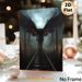 Mothman Themed Painting Poster, Dark Gothic Shadowy Winged Creature Poster, Spooky Atmospheric Artwork With Glowing Red Eyes, Ideal For Home Wall_maomaolike.com