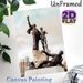 Monumental Heroic Sculpture Painting Poster, Vintage-toned Dramatic Statue Group Poster, Artistic Historical-inspired Decor Suitable For Living Room_maomaolike.com