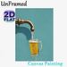 Creative Beer Themed Painting Poster, Whimsical Surreal Scene Poster, Unique Eye-catching Decor Ideal For Home Bar, Kitchen Or Lounge_maomaolike.com