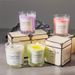 Cross-Border E-commerce Soy Wax Creative Transparent Glass Jar Aromatherapy Candle Wholesale 12 Flavors Fragrance_maomaolike.com