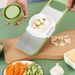 7pcs/set Multifunctional Vegetable Slicer And Grater Set Interchangeable Blades Manual Kitchen Tool Kit - For Potatoes_maomaolike.com