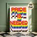 Pride Slogan Painting Poster, Vibrant Layered Typographic Poster, Bold Rainbow-hued Text Art, Ideal For Home, Living Room And Office Wall Decor_maomaolike.com