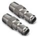 Stainless Steel Pressure Washer Quick Connect Plugs Set Of 2 | Male_maomaolike.com