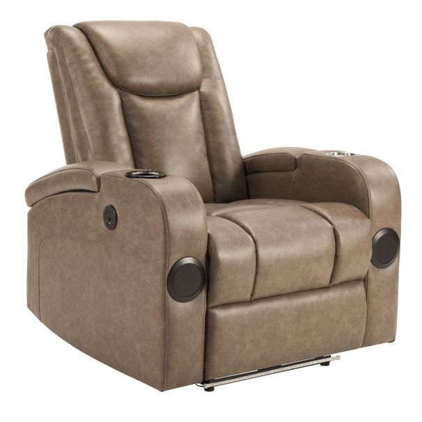 Recliner Sofa With Power Recline, Adjustable Split Back, USB Charging, Bluetooth Speakers & LED LightingRecliner Sofa With Power Recline, Adjustable Split Back, USB Charging, Bluetooth Speakers & LED_maomaolike.com
