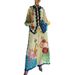 Women's Clothing fashion personality printed cotton and linen loose leisure vacation two-piece suit_maomaolike.com