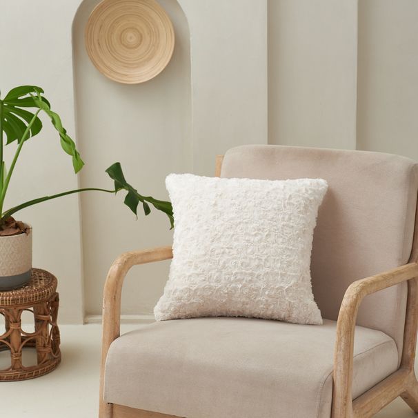 Home Furniture Pure Color Rose Velvet Pillow Cover Sofa Bed Headrest Pillow Cover_maomaolike.com