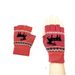 Heating Gloves USB electric half-finger gloves female winter autumn winter students riding wool cute sweet bare fingers_maomaolike.com