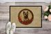 Cairn Terrier Christmas Flowers Doormat Front Door Mat Indoor Outdoor Rugs For Entryway, Non Slip Washable Low Pile, 24H X 36W_maomaolike.com