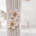 Twisty Fun Handmade Creative Cotton Linen Internet Celebrity New Flower Sheer Super Fairy Curtain Tiebacks_maomaolike.com