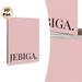 JEBIGA Typography Painting Poster, Minimalist Black Lettering On Soft Blush Tone Poster, Sleek Understated Decor Piece Suitable For Bedroom, Living_maomaolike.com