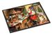 Cookies With Santa Claus Doormat Front Door Mat Indoor Outdoor Rugs For Entryway, Non Slip Washable Low Pile, 24H X 36W_maomaolike.com