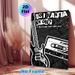 Vintage Rock Music Painting Poster, Monochrome Retro-style Poster, Nostalgic Design Featuring Guitar, Cassette Tape And Song Lyrics, Ideal For_maomaolike.com
