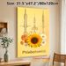 Phlebotomist Themed Painting Poster, Warm-toned Vintage Golden Syringe & Floral Poster, Gentle Medical-themed Decor Ideal For Clinic, Medical Office_maomaolike.com