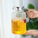 1 Pot With 4 Cups Set, Haitang Cooling Water Kettle, Water Cup Set, Water Utensil Set, Tea Pot Set, Water Kettle, Water Cup Set, High Borosilicate Glass Water Kettle, Water Cup Set, Kettle_maomaolike.com