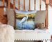 Snowy Egret In Coastal Marshes Throw Pillow Machine Washable, Indoor Outdoor Decorative Pillow For Couch, Bed Or Patio, 14Hx14W_maomaolike.com