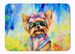 Yorkshire Terrier Hippie Dawg Memory Foam Kitchen Mat Machine Washable Anti-Fatigue Mat Cushion Comfort Bath Mat Or Kitchen Rug_maomaolike.com