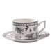 Fritillaria Flower Niche High-End French Retro Style Black And White Coffee Cup Luxury Box Exquisite Gift Set_maomaolike.com