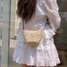 Niche For Women's Summer New Casual Vacation Style Grass Woven Beach Mini Handheld Shoulder Crossbody Bag_maomaolike.com